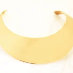 GARGANTILLA ORO LAMINADO EXTRA ANCHA LISO