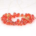 PULSERA SIN DIJE ORO LAMINADO PACHONA CRISTAL