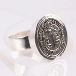 ANILLO PLATA SAN BENITO CARTONEADO
