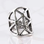 ANILLO PLATA PANEL ELECTROFORMADO