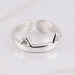 ANILLO DE PLATA GATO