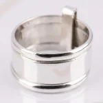 ANILLO PLATA FIN SEMANA JUNTO LISO