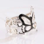 ANILLO PLATA MARIPOSA MULTIPLE LISO