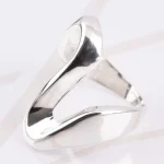 ANILLO DE PLATA ONDA