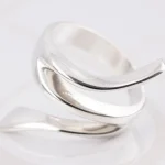 ANILLO PLATA RAYO LISO