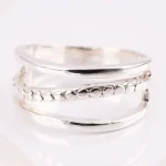 ANILLO PLATA TRIPLE LINEA LISO