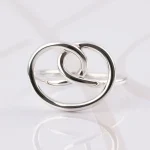 ANILLO PLATA NUDO LISO