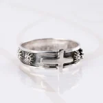 ANILLO PLATA MISTERIO PAVONADO