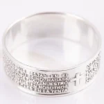 ANILLO DE PLATA PADRE NUESTRO