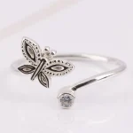 ANILLO DE PLATA MARIPOSA