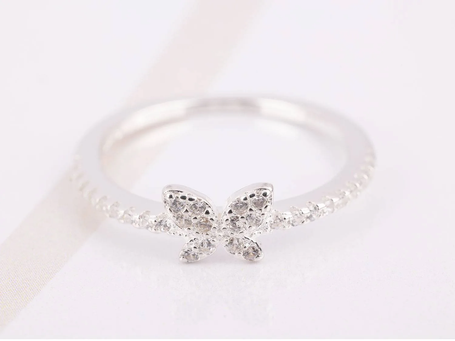ANILLO DE PLATA MARIPOSA MINI