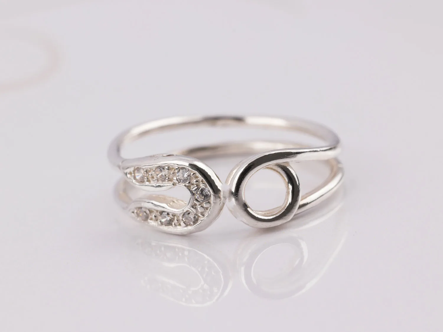 ANILLO PLATA SEGURO ZIRCONIA