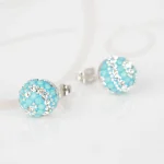 BROQUEL PLATA GRANDE ESPIRAL BOLA DE FUEGO