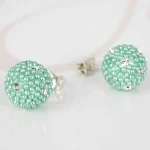 BROQUEL PLATA GRANDE PERLITAS BOLA DE FUEGO