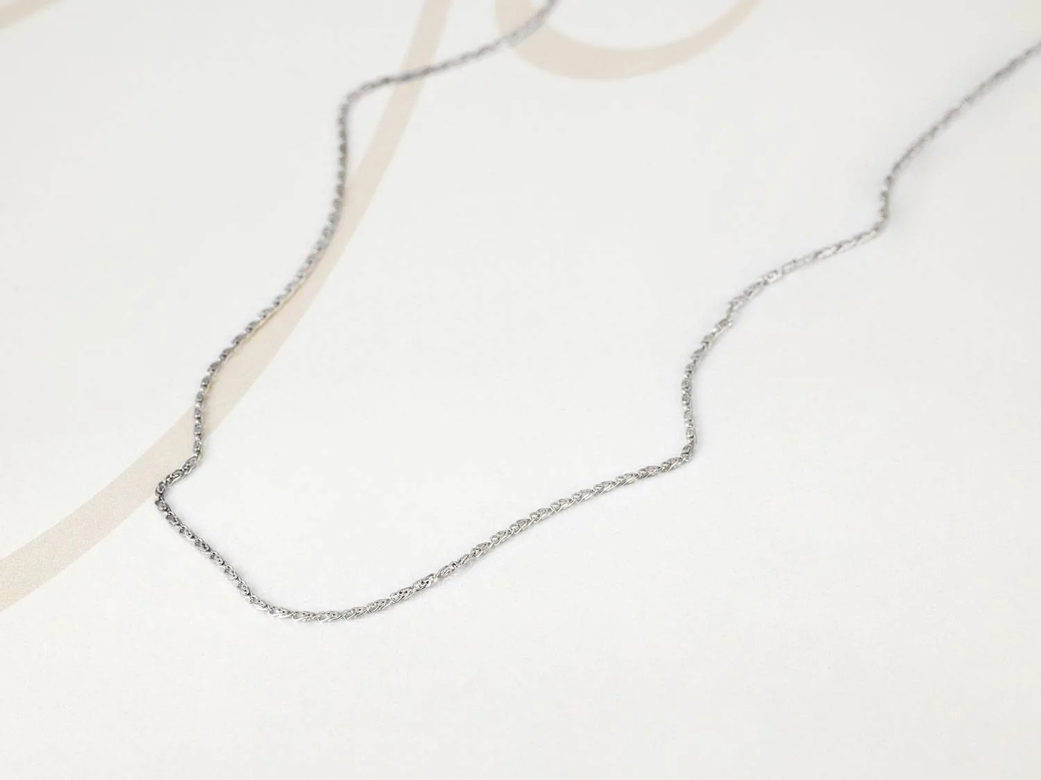 CADENA PLATA DIAMANTADA GUCCI
