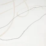 CADENA PLATA LISA GUCCI