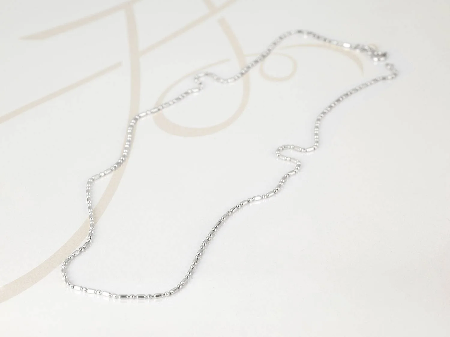 CADENA PLATA DIAMANTADA POPOTILLO