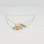 COLLAR CON DIJE PERLA CADENA