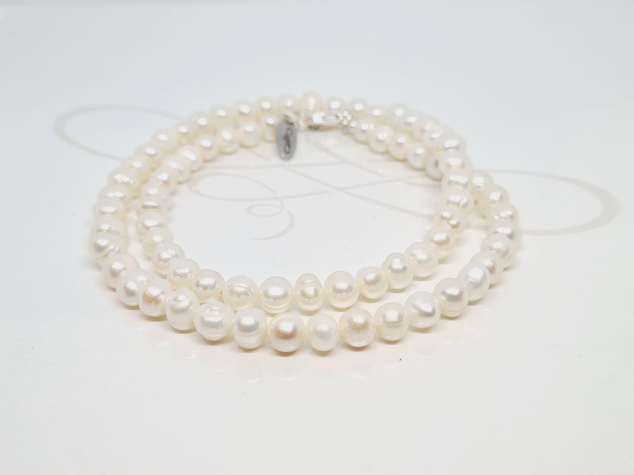 COLLAR SIN DIJE PERLA SENCILLO