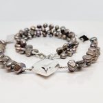 COLLAR SIN DIJE ROMBOS PERLA