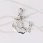 DIJE PLATA ANCLA GRANDE FIGURA