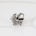 DIJE PLATA CARRIOLA FIGURA