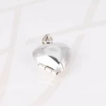 DIJE PLATA GUARDAPELO CORAZON LISO