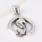 DIJE PLATA SILUETA MADONA LISO