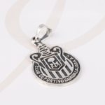 DIJE PLATA ESCUDO CHIVAS PAVONADO