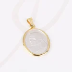 DIJE PLATA DOBLE VP FILO OL GRANDE RELIEVE