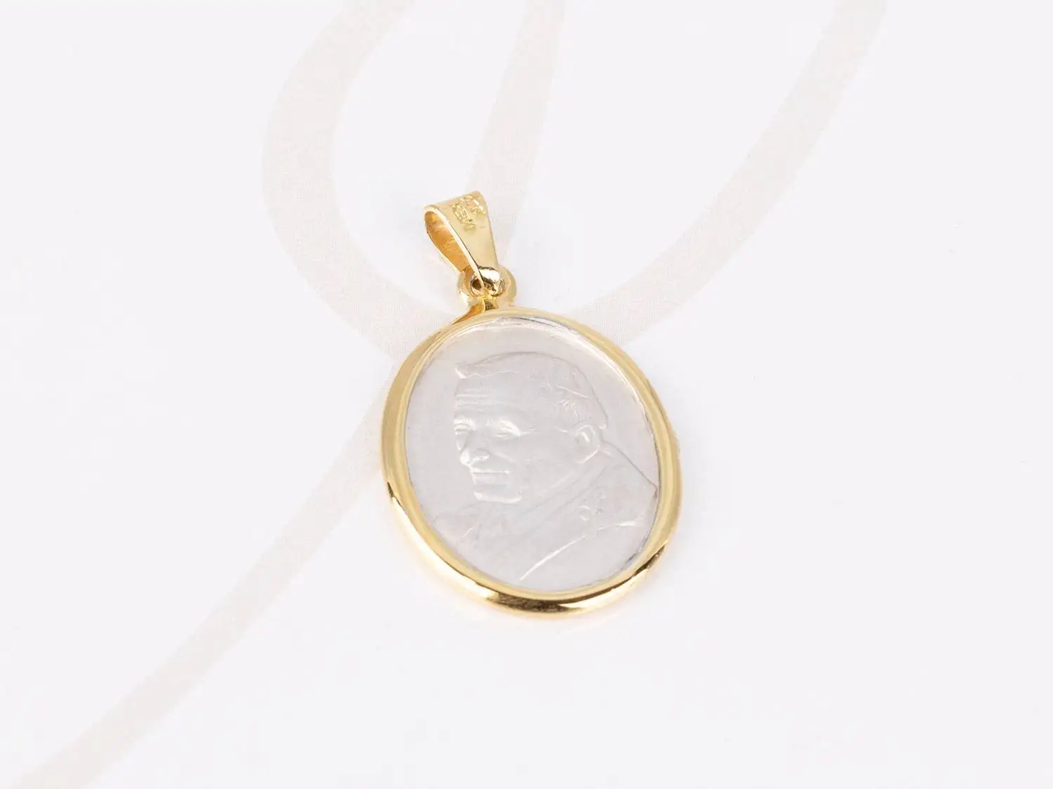 DIJE PLATA DOBLE VP FILO OL GRANDE RELIEVE