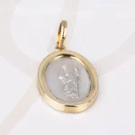 DIJE PLATA MEDALLA SN JUDAS FILO RELIEVE