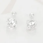 DORMILONA PLATA ESFERA ZIRCONIA