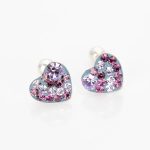 DORMILONA PLATA CORAZON PLANO ZIRCONIA