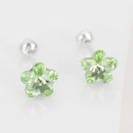 DORMILONA PLATA FLOR MEDIANA ZIRCONIA