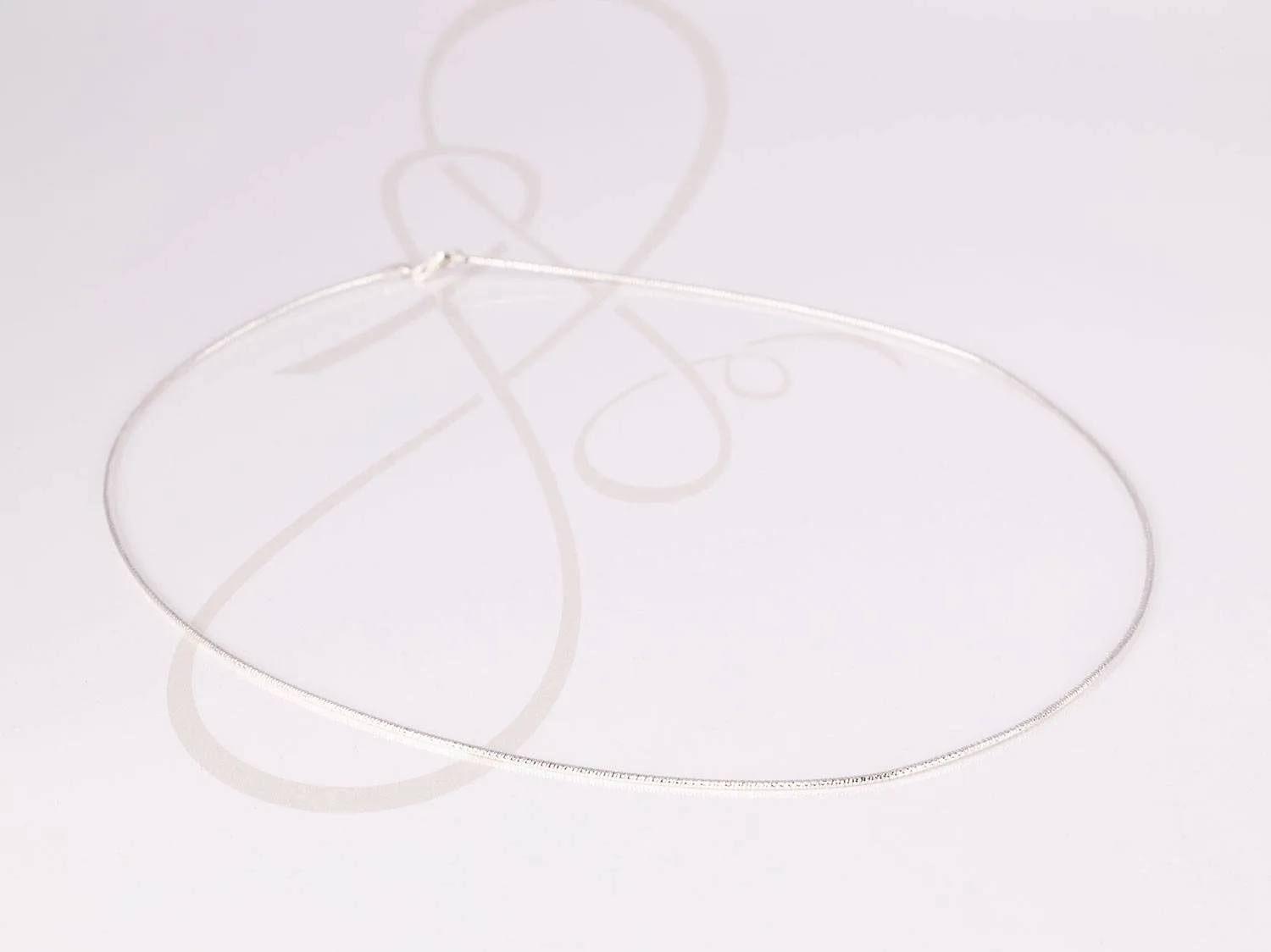 GARGANTILLA PLATA TUBULAR DIAMANTADO