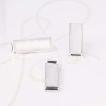JUEGO PLATA RECTANGULO LARGO ESMALTADO