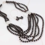 JUEGO PLATA TRIPLE HILO PERLA