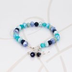 PULSERA CON DIJE PLATA LIBELULA CRISTAL