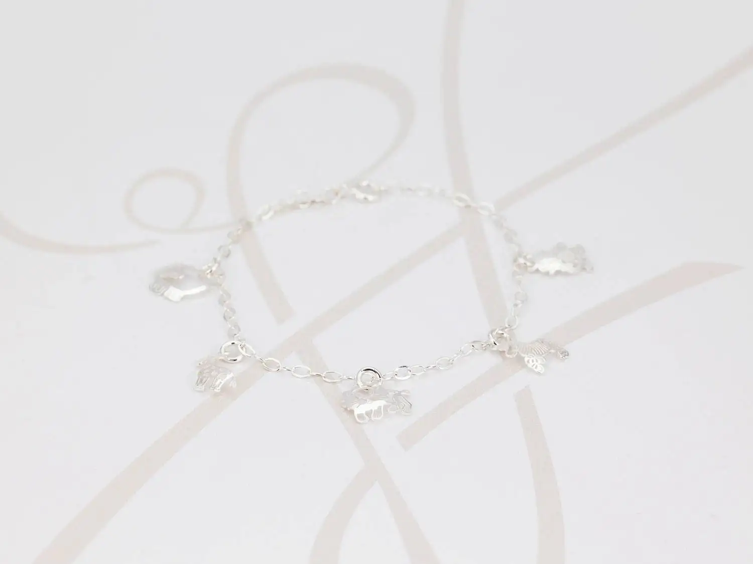 PULSERA CON DIJE PLATA ZOOLOGICO LASER