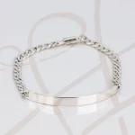 PULSERA SIN DIJE PLATA ADULTO ESCLAVA