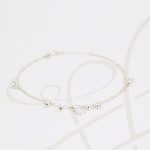 TOBILLERA CON DIJE PLATA SAN BENITO CADENA