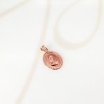 DIJE RECUBRIMIENTO DE ORO ROSA SANTO TORIBIO LISO