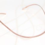 GARGANTILLA RECUBRIMIENTO DE ORO ROSA MEDIANA SENCILLA LISO