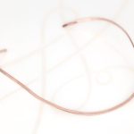 GARGANTILLA RECUBRIMIENTO DE ORO ROSA SENCILLA CHICA LISO