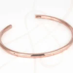 GARGANTILLA RECUBRIMIENTO DE ORO ROSA TUBULAR GRUESA LISO