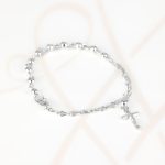 PULSERA CON DIJE RECUBRIMIENTO DE PLATA MISTERIO MINI LISO